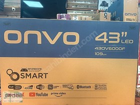 Resim ONVO 43OV6000 43inc 109 cm FHD Android Smart TV,Uydu Alıcılı 