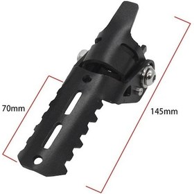 Resim Dancemonkey R1250gs R1200gs İçin Kullanışlı Paslanmaz Çelik Motosiklet Ayak Dinlenme Pedalları 