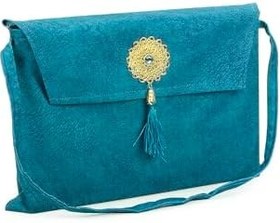 Resim İhvan Online Nubuk Rahle Boy Kuranı Kerim Taşıma Çantası Mavi 