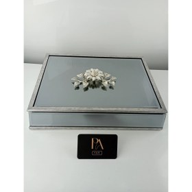 Resim Aynalı Kutu Gondol Şekerlik Sunumluk Söz Nişan Kız Isteme Çikolatalık Dekoratif Obje Biblo Süs Eşya 