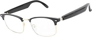 Resim AI Çevirmen Erkekler İçin Akıllı Gözlük Kadınlar, Sesli Asistan, Açık Kulak Lighweight Eyeware, Gerçek Zamanlı Çeviri, 150 Dili Destekler 