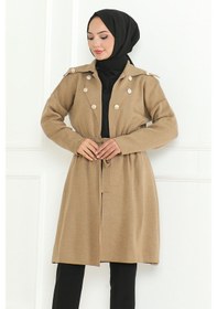 Resim Beylem Beli Lastikli Triko Kap 1193 - Vizon 