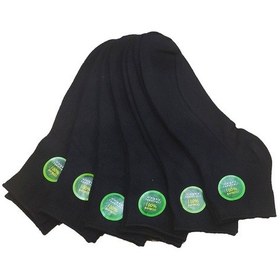 Resim Ercey's Erkek 6'Lı Bambu Kısa Konç Çorap Siyah 