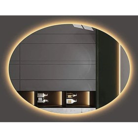 Resim Global Led Mirror 80X60 Günışığı Elips Işıklı Ayna Banyo Aynası Tuvalet Aynası Ledli Ayna 80*60 Elips 