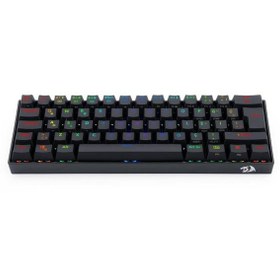 Resim Rampage KB-RX63 B-ATOM Beyaz Bluetooth RGB Backlight RED SWITCH Mekanik Q 63 Tuşlu Oyuncu Klavyesi 