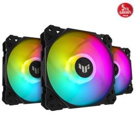Resim Asus TUF Gaming TF120 ARGB Kontrollü Fan Siyah - 3'lü Paket 