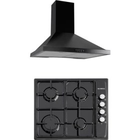 Resim Kumtel 2'Li Siyah Ankastre Set (KO-410 BF + DP6-S) 