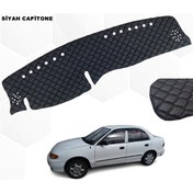 Resim caraks Hyundai Accent Göğüs Halısı 1995-2000 Arası Capitone Siyah 1.kalite 