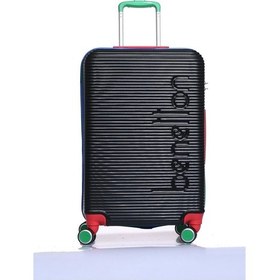 Resim United Colors Of Benetton Orta Boy Valiz Siyah Bnt500 Siyah 