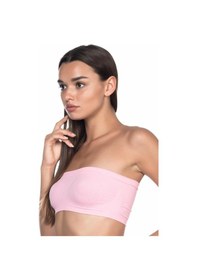 Resim Pembe Mı Emay 4002 Soft Straplez Büstiyer Pembe 