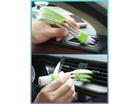 Resim Çift Taraflı Araç Detaylı Temizlik Fırçası Kalorifer Izgarası- Klavye Fırçası 