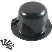 Resim Lumaworld Siyah Rv Karavan Çatı Havalandırma Kapağı - Dayanıklı Plastik 2 İnç Bağlantılı, Kolay Montaj 