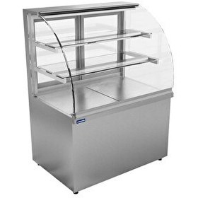 Resim Öztiryakiler Etd-11n15 Bombe Camlı Nötr Teşhir Dolabı 360 LT 150x70x135 CM 