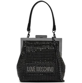 Resim Love Moschino Love Moschıno Kadın El Ve Çapraz Çanta Jc4043pp1llp100a Siyah 