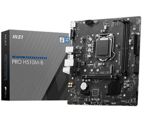 Resim MSI PRO H510M-B Intel H470 SOKET 1200 DDR4 2933MHz M.2 Anakart 