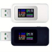 Resim 10’u 1 Arada USB Test Cihazı DC Dijital Voltmetre Ampermetre - Şarj Cihazları, Power Banklar için USB Güçlü Gerilim ve Akım Ölçer, 36V’a Kadar, Pil Gerekmez, Taşınabilir Endüstriyel Ölçüm Aleti, Basit Ekran Tasarım, Net Görüntülü Ekran, Kolay Kullanım Butonlu 