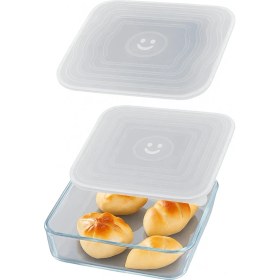 Resim 2 Boy Silikon Kare Borcam Kapağı - 2 Adet Farklı Boy Kare Borcam Kapağı 