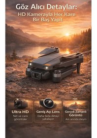 Resim Akıllı Katlanır Drone - Wi-fi Fpv Canlı Görüntü Aktarımlı Başlangıç Seti 