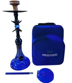Resim Çantalı Mavi Nargile Takımı 
