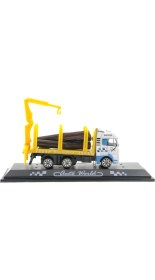 Resim Die Cast Mini Sarı Kütük Kamyonu 