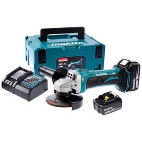 Resim Makita DGA452RMJ 18 V 115 MM 4Ah Çift Akülü Avuç Taşlama Makinesi 