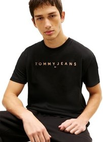 Resim Tommy Hilfiger TJM REG LINEAR LOGO TEE EXT Tişört Erkek 