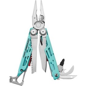 Resim Leatherman Signal Aqua Silver Multi Tool Mavi 