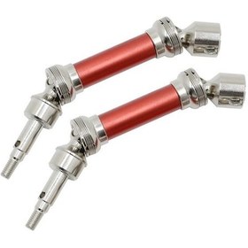 Resim Didadodo Arrma 1/8 Infraction Vendetta İçin Yüksek Kaliteli Kırmızı Metal 4wd Şaft Takımı - Yükseltme Parçası 