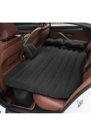 Resim MATECHNO Araba Arka Koltuk Araba Hava Yatak Seyahat Yatak Nem Geçirmez Şişme Hava Yatağı Yataklı Set 