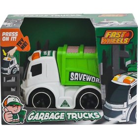 Resim Erdem Toys Sesli ve Işıklı Çöp Kamyonu 