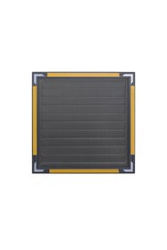 Resim CNE Ticaret 40x40 Alüminyum Menfez Antrasit Uzun Ömürlü Banyo WC Havalandırma Panjur 