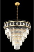 Resim DabHome Klasik Model Taşlı Yemek Masası Avizesi 50cm 