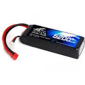 Resim 5200 mAh 7.4V 2S 40C Lityum Polimer Lipo Batarya Pil T Plug Leopard Power