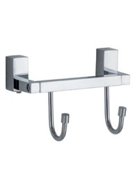 Resim Çelik Banyo Paslanmaz Pirinç Swwor İkili Bornozluk Gri 