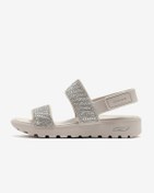 Resim Skechers Arch Fıt Footsteps - Enchant Kadın Bej Sandalet 111531 Nat Bej 