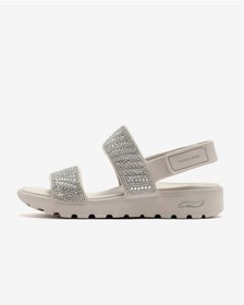 Resim Skechers Arch Fıt Footsteps - Enchant Kadın Bej Sandalet 111531 Nat Bej 