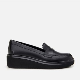 Resim Hotiç Hakiki Deri Siyah Kadın Loafer 01ayh306660a100 Siyah-black Siyah 