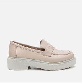 Resim Hotiç Kadın Deri Pudra Kalın Tabanlı Loafer 01ayh306700a310 Bej-beıge Bej 