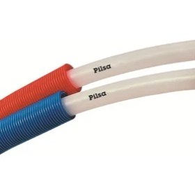 Resim Pilsa Wavın Oksijen Bariyerli Kılıflı Boru Pex 16X2 100 Metre Kırmızı - Mavi 