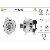 Resim Valeo ALTERNATOR 14V 110 A DUCATO III DAILY III / IIV / V KARSAN J10 2.3JTD 06 