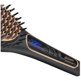 Resim Saç Düzleştirici Fırça Arzum AR5036 Superstar Saç Düzleştirici Siyah 