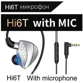 Resim Qkz Hi6t Dinamik Kablolu Kulaklık Hifi Bas 3.5 MM Kulaklık Hd Mikrofon Ile Eller Serbest Arama Gürültü Önleyici Kulaklık 