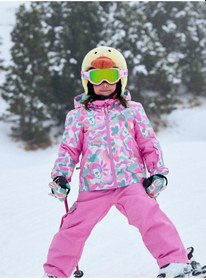Resim Roxy Erltj03025-41162 Snowy Tale Jk Kız Çocuk Kayak Montu Renkli Çok Renkli 