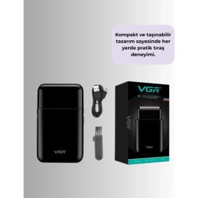 Resim Aylina Mey Ithalat® Ultra Ince Elektrikli Tıraş Makinesi | USB Şarjlı ve Su Geçirmez 
