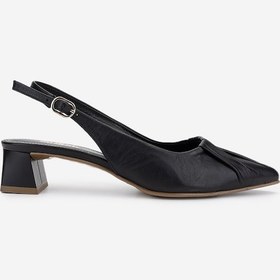 Resim Valmenti Kadın Siyah Topuklu Ayakkabı 858 560201 Bn Ayk Y25 Sıyah Nappa Siyah 