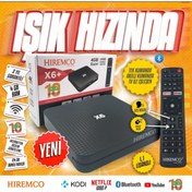 Resim Hiremco X6 4k Ultra Hd Android V.10 Tv Box 4gb Ram 64gb Hafıza hiremcox6 