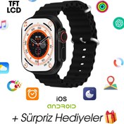 Resim WEARFİT T20 ULTRA 2 Akıllı Kol Saati Smart Watch Model:inç 49mm TFT Ekran (SİYAH) 