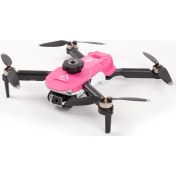 Resim Yıldız İha Heki Skymaster Fırçasız Motor, Çift Kameralı Engel Sensörlü Hobi Dronu (Pembe, 1 Bataryalı) 