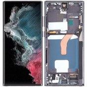 Resim Samsung Galaxy Uyumlu S22 Ultra S908e Lcd Ekran Dokunmatik Kasalı 