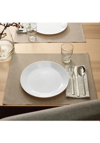 Resim 24 Parça Yemek Takımı Özel Sertleştirilmiş Temperli Cam İkea 